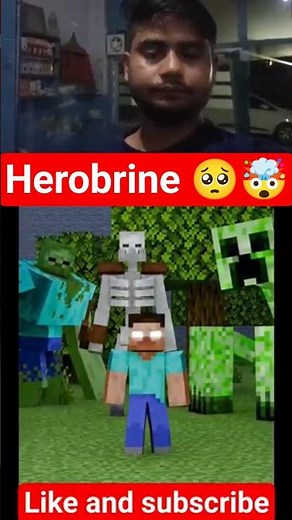 Herobrine with mutant mobs #minecraft #ytshorts #funny