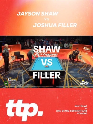 Jayson Shaw vs Joshua Filler: 10-Ball Showdown