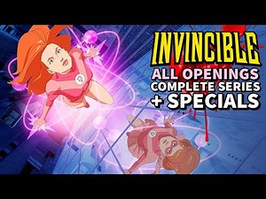 Every Invincible Title Card with Intros | Season 1, 2 & Specials [4k 60fps]