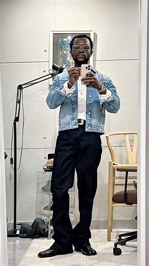 Quick mirror check before I step out. fit valid or nah?🔥