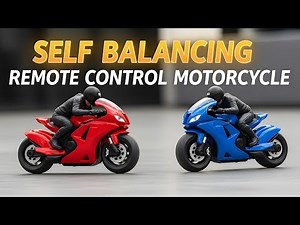 Self-Balancing Remote Control Motorcycle | Stunt Rotation & Drift