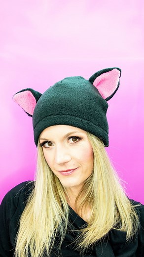 35 reactions | This fleece hat mod looks cute on babies, kids and adults! It’s just a matter of adding these cute cat ears to the basic hat pattern. Grab the free pattern and the tutorial so you can be ready for cozy season! just grab some fleece this pattern and get started. Cut out the hat and ears pieces, then sew the ears. Add the ears to the hat and sew the hat together. #sewsewsew #diyfleecehat #freesewingpattern https://www.fleecefun.com/halloween-hat-pack/ | Fleece Fun | Facebook