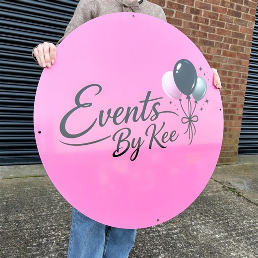 Large Custom Logo Printed Business Sign - Etsy