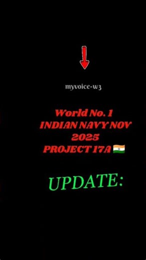 World No.1 🇮🇳 2025 Nov Project 17A Indian Navy 👑 #shorts