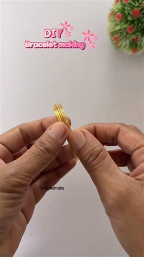 Tiara hair accessories on Instagram: "Simple and elegant bracelet making #reels #diy #handmade #trending"