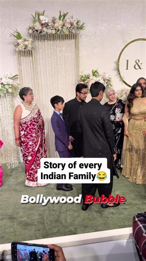 1.6M views · 8.5K reactions | When you have to take that one family pic Ira Khan and Nupur Shikhare struggle to get one great pic with Aamir Khan, Imran Khan and their family at their wedding reception  | Bollywood Bubble - Features | Facebook