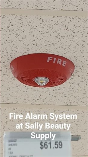 Fire Alarm Tour of Sally Beauty Supply in Lindenhurst, NY (System Sensor PC2RLED Horn Strobes)