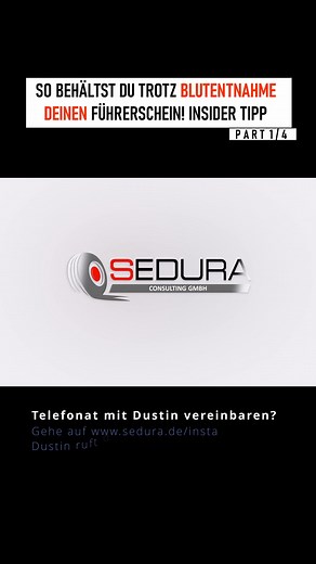 SO rettest du deinen Führerschein nach einer BLUTENTNAHME! Part 1 von 4 | Sedura Consulting