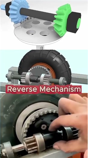 How Amazing Differential Gear System or Reverse Gear mechanism 😱🙄🤯