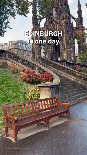 Only one day in Edinburgh? here’s how to make it absolutely unforgettable. Pick only what speaks to you from these incredible spots, and get ready for a day you’ll never forget! Scott Monument… take pictures or climb it for epic views. Enjoy breathtaking views from 1920 Rooftop Bar Admire art at National Gallery of Scotland or at the National Portrait Gallery. Catch sunset at Calton Hill… panoramic views! (Note: summer sunsets are around 10 PM, winter as early as 3:45 PM, so plan ahead) Have din