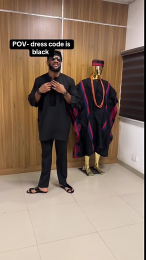 Nigerian Wedding Dress Code: All Black Styles