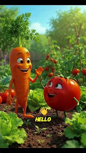 🥕🍅❤️ A SWEET VEGETABLE LOVE STORY! 🌸✨