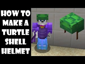 How to make a turtle helmet in minecraft