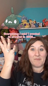 10K views · 316 reactions | I made a post 1 year ago today with a project wishlist for 2025. How much did I accomplish from it? ...about 1/3  But not bad! It was a long list and Wailmer wasn't even in it. #lifesizepokemon #crochetpokemon #lifesizepokemonplush #crochetwishlist #2025 #2025goals #pokemon #pokemongoals | Katzer's Creations | Facebook