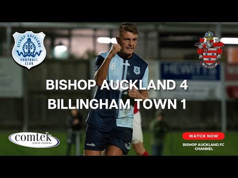 Bishop Auckland v Billingham Town 11h October 2022 7:45pm Kick Off Full Game Durham Challenge Cup