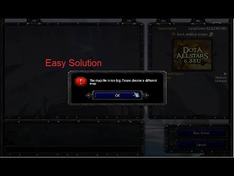 Warcraft map file too big solution