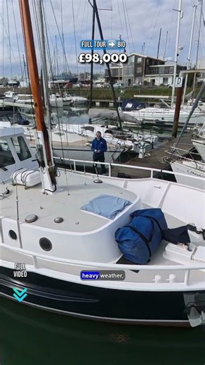 Inside a £98k Off-Grid Steel Ship! (47ft Dutch Kotter)