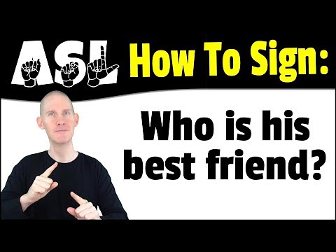 How To Sign WHO BEST-FRIEND in ASL | American Sign Language Lessons | ASL Basic Signs
