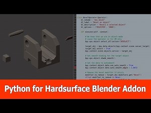 Blender Hardsurface Addon and Python Scripting