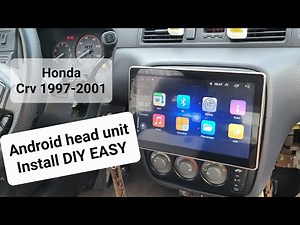 1997-2001 CRV Android head unit radio Swap DIY- Hondas on Budget