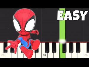 Spidey and His Amazing Friends Theme - EASY Piano Tutorial
