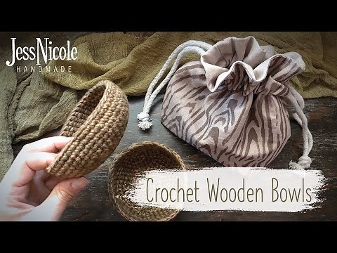 How to Crochet a Wooden Bowl