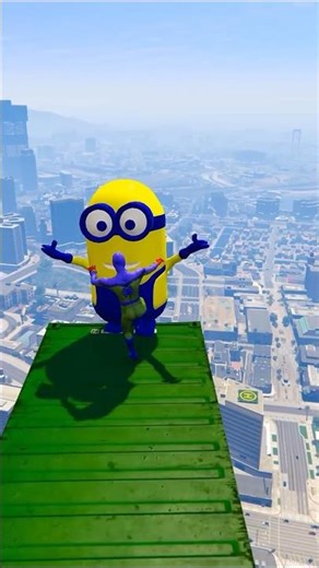 GTA 5 Epic Water Ragdolls Spiderman Jump/Fails Ep 77 #shorts