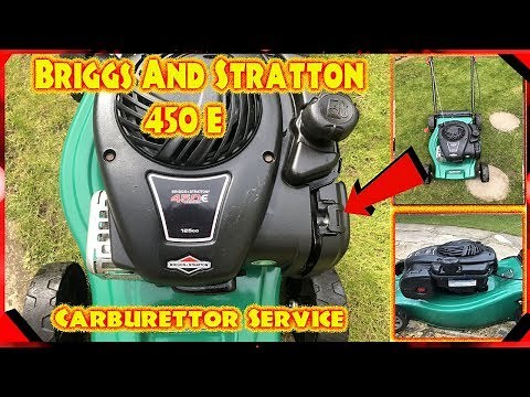 Briggs And Stratton 450 E Series Lawnmower Carburettor Service