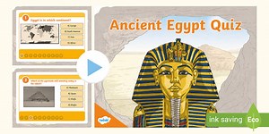 Ancient Egyptian Quiz PowerPoint