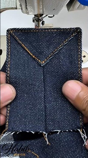 How to Sew Neat and Durable Denim Details #patternmaking #sewingtips #diy