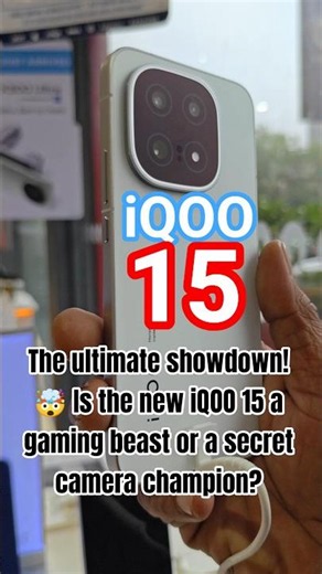 iPhone-level cameras or PC-level gaming? 🥶#iqoo15bgmi #shorts #viral #trend #tech #technews