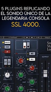 SSL 4000 Collection Desarrollado bajo la licencia de Solid State Logic ; SSL 4000 Collection incluye 4 plugins recreando meticulosamente la legendaria consola SSL 4000 ,SSL EV2, SSL E-Channel , G-Channel , G-Equalizer y G-Master Buss Compressor . #AudioLatino #WavesLatinoamerica | Waves Latino America | Facebook