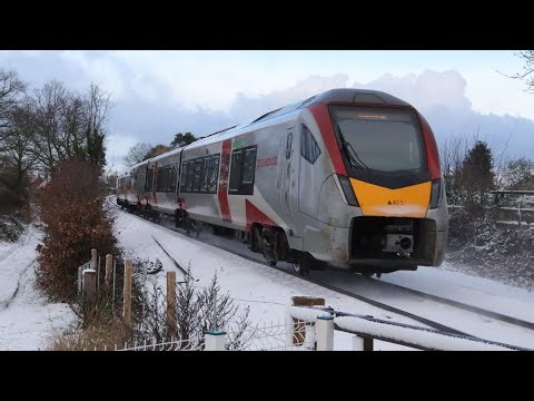Greater Anglia Stadler Flirt Class 755 in the Snow ❄️