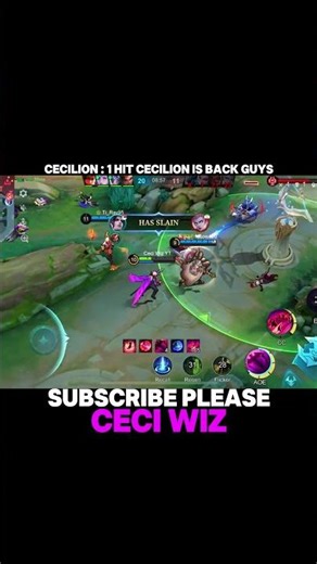 CECILION : 1 hit cecilion is back guys | GLOBAL CECILION BEST BUILD AND EMBLEM - MLBB