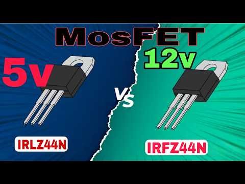 Logic Level vs Standard MOSFET Difference Explained in Hindi | IRLZ44N vs IRFZ44N Full Comparison