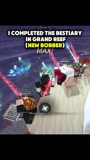 Grand Reef Bestiary Completion in Fisch Game