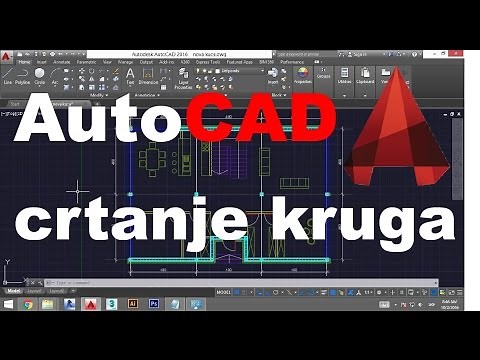 AutoCAD 2016 tutorijal 2.3 Crtanje kruga