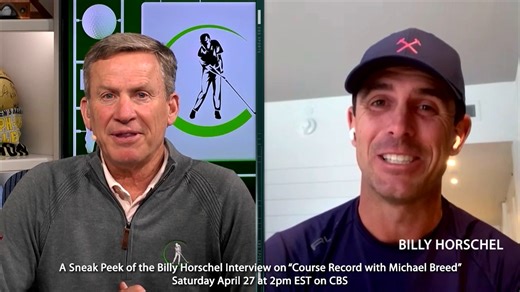 Check out the full interview on “Course Record with Michael Breed” with 8 Time PGA Tour Winner Billy Horschel on Saturday April 27 at 2pm EST on CBS. | Michael Breed
