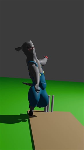 funniest cricket animation ever.😂🐴. #criketlover #gullycricket #3danimation #viralvideo #children