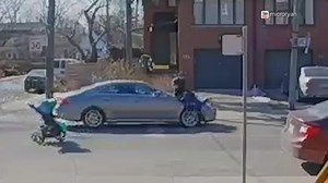 27K views · 135 reactions | The now-viral video of a pedestrian with a stroller facing off against a driver that appears to have rolled through a stop sign has prompted a police investigation. Faiza Amin speaks to residents who say its all part of a bigger traffic problem. | CityNews Toronto | Facebook