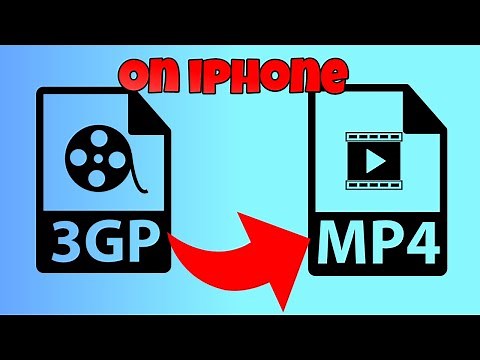 how to convert 3gp to mp4 on iphone