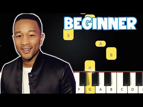 All Of Me - John Legend | Beginner Piano Tutorial | Easy Piano