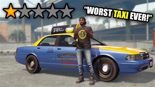 Becoming a taxi driver! | GTA 5 thug life #515