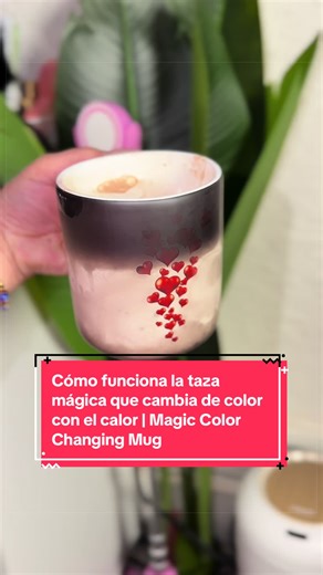 Cómo funciona la taza mágica que cambia de color