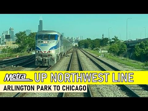 Metra Union Pacific Northwest Line | Reverse-Rush Cab View