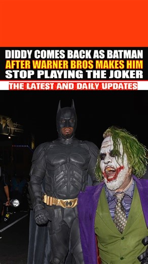 40K views · 746 reactions | After Warner Brothers sent a cease and desist letter to Diddy to stop using the Joker character, he turned himself into the Batman for Holloween and was seen with the most recent Batmobile Tumbler used in the Christopher Nolan movies. #diddy #batman #joker #holloween | Hood Affairs TV | Facebook