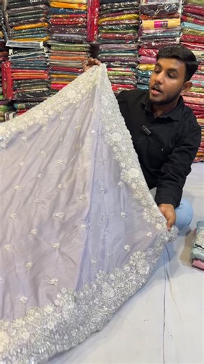 Prakash vastralaya on Instagram: "“Light shade saree — on demand ✨ Soft colors, classy look aur perfect elegance sirf Prakash Vastralaya mein.” 📍 Colonelganj, Gonda #sareelove #prakashvastralaya #trending #colonelganj #kapdakreations"