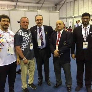 1.5K views · 57 reactions | The APF President Farshid Soltani and IPF President Gaston Parage is present at the Special Olympics World Games in Abu Dahbi! Powerlifting starts today! | International Powerlifting Federation - IPF | Facebook