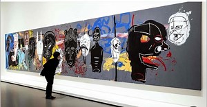 102K views · 3.4K reactions | Jean-Michel Basquiat X Warhol exhibit  ▼❍▼❍▼❍African Masks 1984/85▼❍▼❍▼ #Basquiat #Basquiatartgroup #artlovers #Basquiatart #neoexpressionism #artoftheday #neoexpressionismart #Basquiatdrawings #basquiatappreciation #basquiatreel #BasquiatArtLovers #Basquiatxwarhol #Basquiat_art11 Basquiat art ️№☽0”-/! | Basquiat art | Facebook