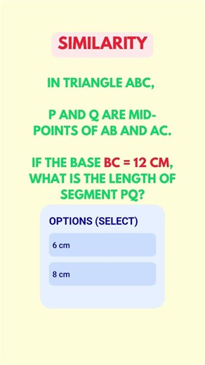 SIMILARITY | CLASS 10 SSC | MCQ | Midpoint Theorem